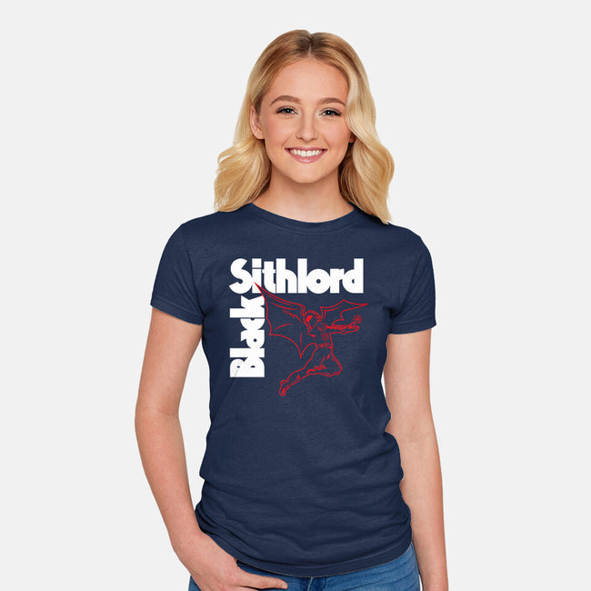 Black Sithlord-Womens-Fitted-Tee-CappO