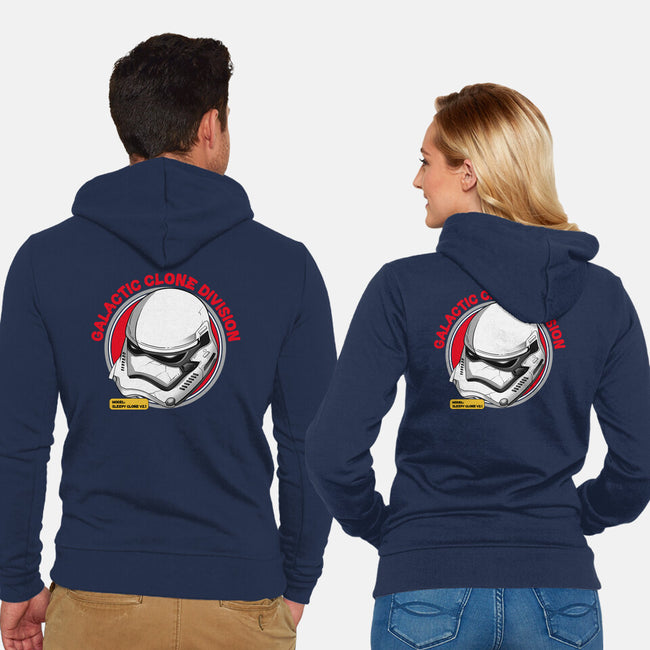 Trooper Sleepy-Unisex-Zip-Up-Sweatshirt-hirolabs