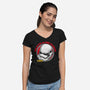 Trooper Sleepy-Womens-V-Neck-Tee-hirolabs