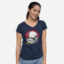 Trooper Sleepy-Womens-V-Neck-Tee-hirolabs