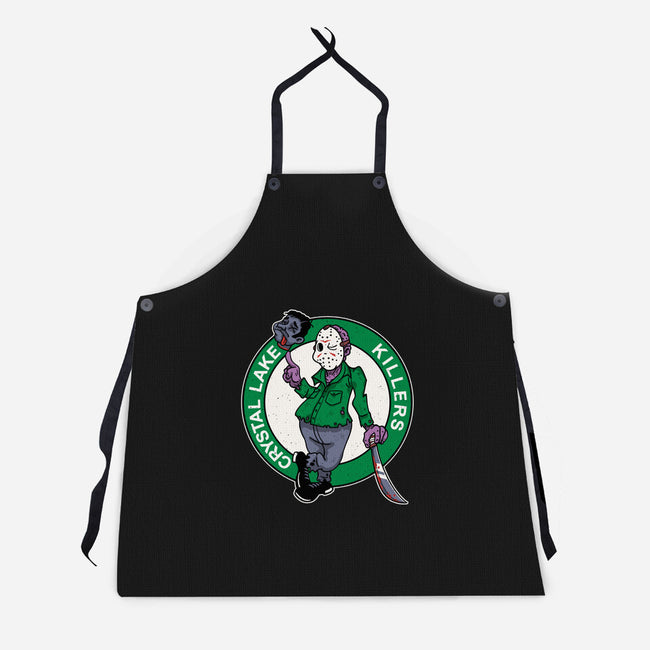 Crystal Lake Killers-Unisex-Kitchen-Apron-Getsousa!