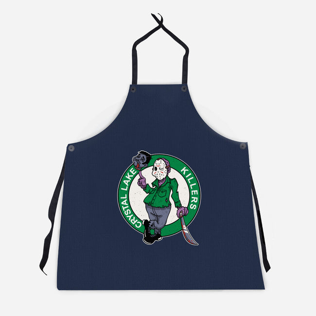 Crystal Lake Killers-Unisex-Kitchen-Apron-Getsousa!