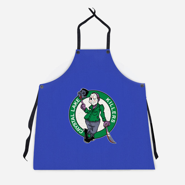 Crystal Lake Killers-Unisex-Kitchen-Apron-Getsousa!