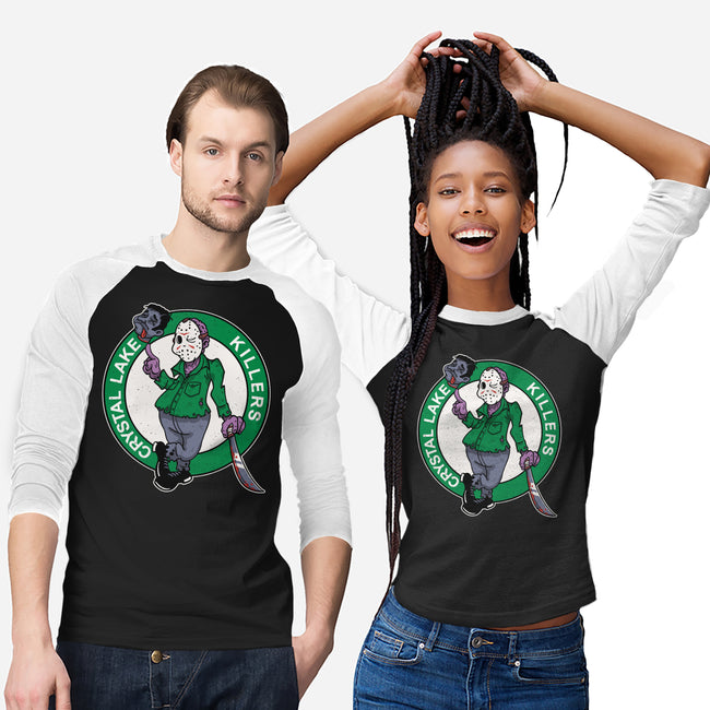 Crystal Lake Killers-Unisex-Baseball-Tee-Getsousa!