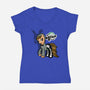 My Little Donnie-Womens-V-Neck-Tee-Boggs Nicolas