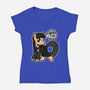 My Little Death Trap-Womens-V-Neck-Tee-Boggs Nicolas