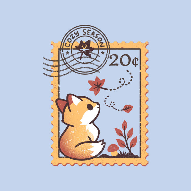 Autumn Fox Postage Stamp-None-Adjustable Tote-Bag-NemiMakeit