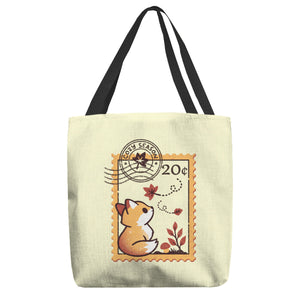 Autumn Fox Postage Stamp