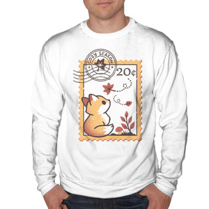 Autumn Fox Postage Stamp