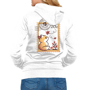 Autumn Fox Postage Stamp