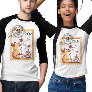 Autumn Fox Postage Stamp