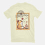 Autumn Fox Postage Stamp-Mens-Basic-Tee-NemiMakeit