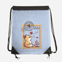 Autumn Fox Postage Stamp-None-Drawstring-Bag-NemiMakeit
