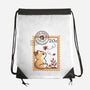 Autumn Fox Postage Stamp-None-Drawstring-Bag-NemiMakeit