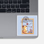 Autumn Fox Postage Stamp-None-Glossy-Sticker-NemiMakeit