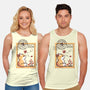 Autumn Fox Postage Stamp-Unisex-Basic-Tank-NemiMakeit