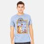 Autumn Fox Postage Stamp-Mens-Heavyweight-Tee-NemiMakeit
