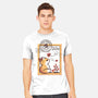 Autumn Fox Postage Stamp-Mens-Heavyweight-Tee-NemiMakeit