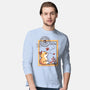 Autumn Fox Postage Stamp-Mens-Long Sleeved-Tee-NemiMakeit