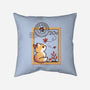 Autumn Fox Postage Stamp-None-Removable Cover w Insert-Throw Pillow-NemiMakeit