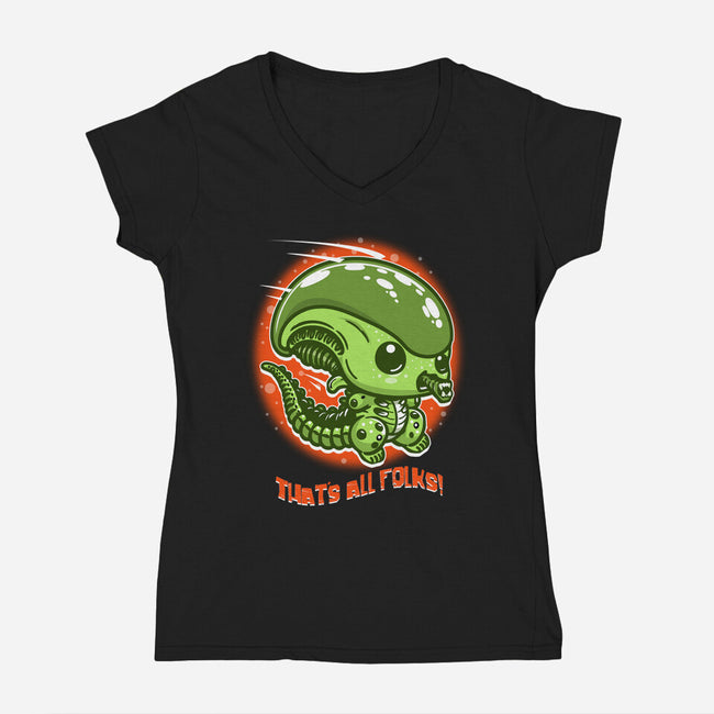 That's All Folk's-Womens-V-Neck-Tee-palmstreet