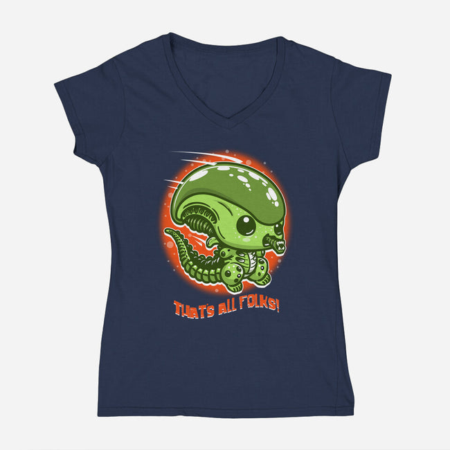 That's All Folk's-Womens-V-Neck-Tee-palmstreet