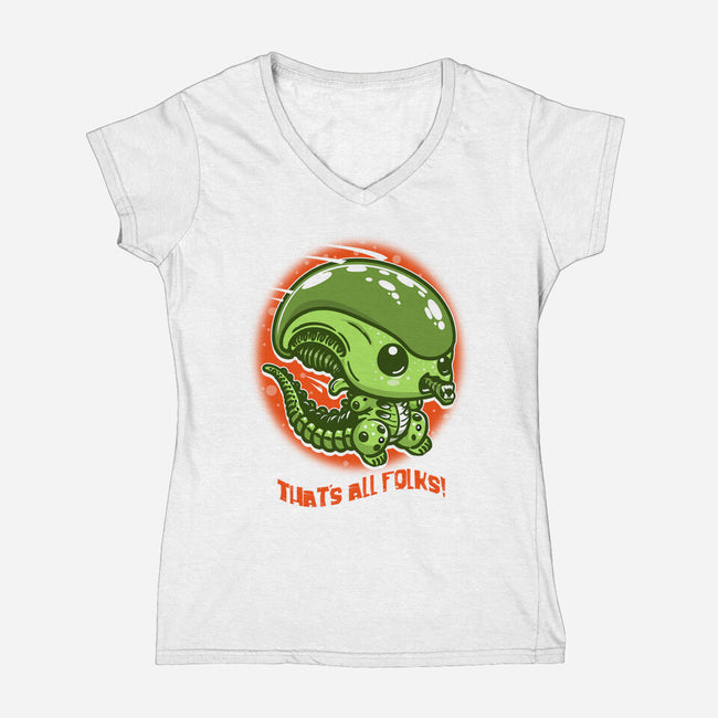 That's All Folk's-Womens-V-Neck-Tee-palmstreet