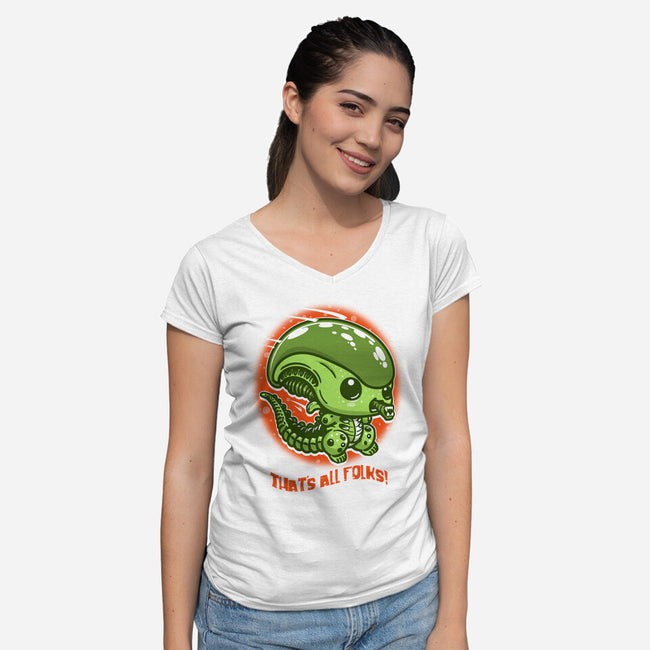 That's All Folk's-Womens-V-Neck-Tee-palmstreet