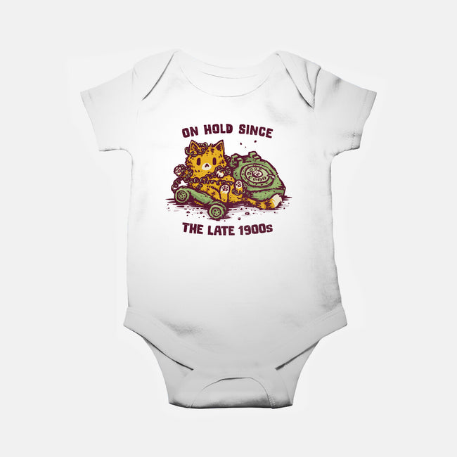 On Hold Since The Late 1900s-Baby-Basic-Onesie-kg07