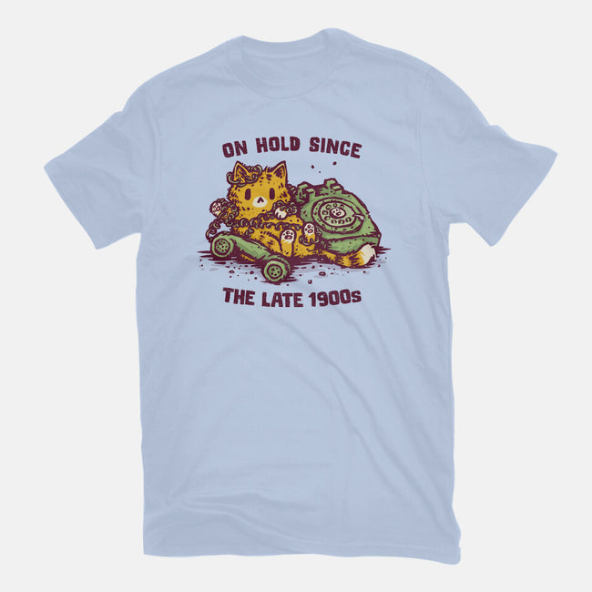 On Hold Since The Late 1900s-Mens-Heavyweight-Tee-kg07