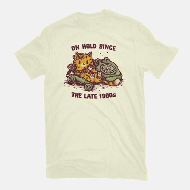 On Hold Since The Late 1900s-Mens-Basic-Tee-kg07