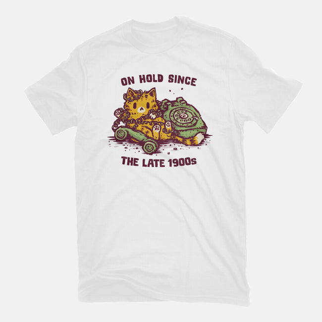 On Hold Since The Late 1900s-Mens-Heavyweight-Tee-kg07