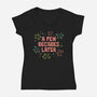 A Few Decades Later-Womens-V-Neck-Tee-kg07