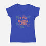 A Few Decades Later-Womens-V-Neck-Tee-kg07