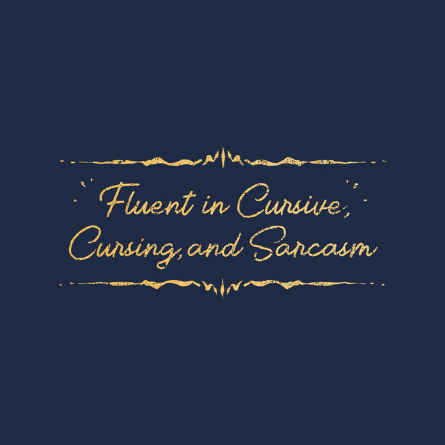 Fluent In Cursive-None-Basic Tote-Bag-kg07