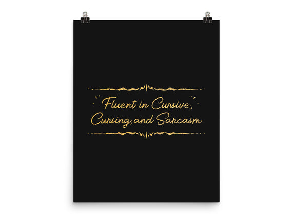 Fluent In Cursive