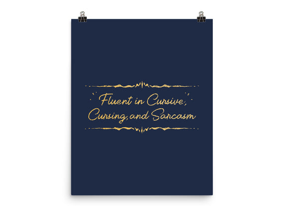 Fluent In Cursive