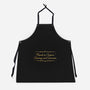 Fluent In Cursive-Unisex-Kitchen-Apron-kg07