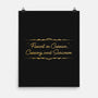 Fluent In Cursive-None-Matte-Poster-kg07