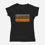 Complete Sentences And Punctuation-Womens-V-Neck-Tee-kg07