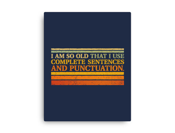 Complete Sentences And Punctuation