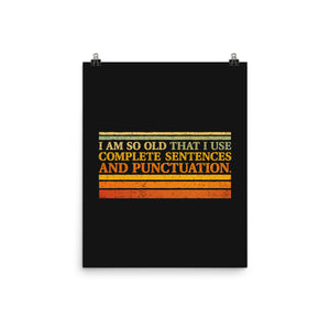 Complete Sentences And Punctuation