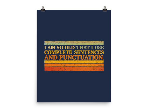 Complete Sentences And Punctuation