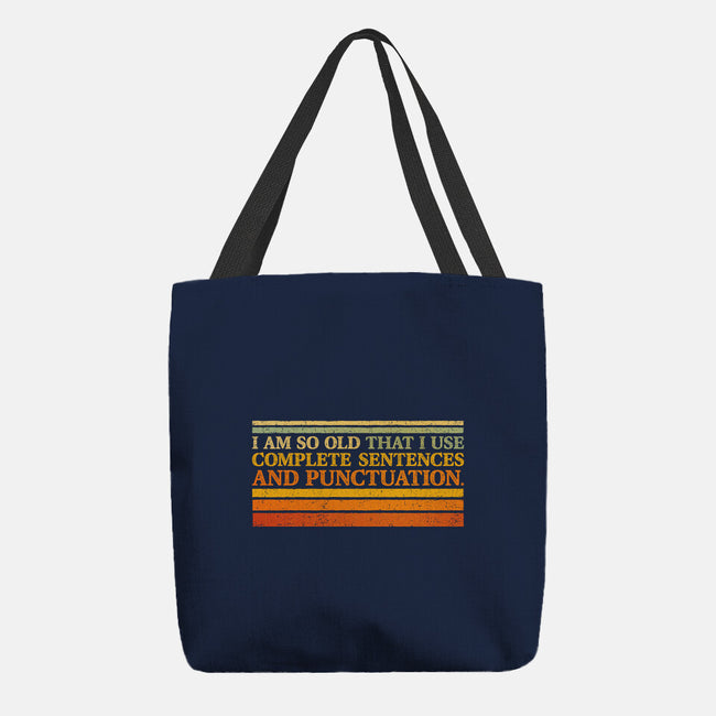 Complete Sentences And Punctuation-None-Basic Tote-Bag-kg07