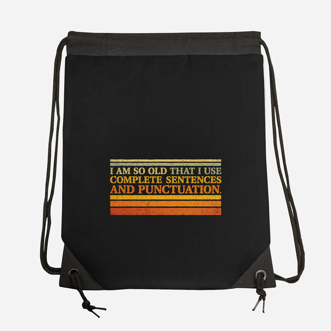Complete Sentences And Punctuation-None-Drawstring-Bag-kg07