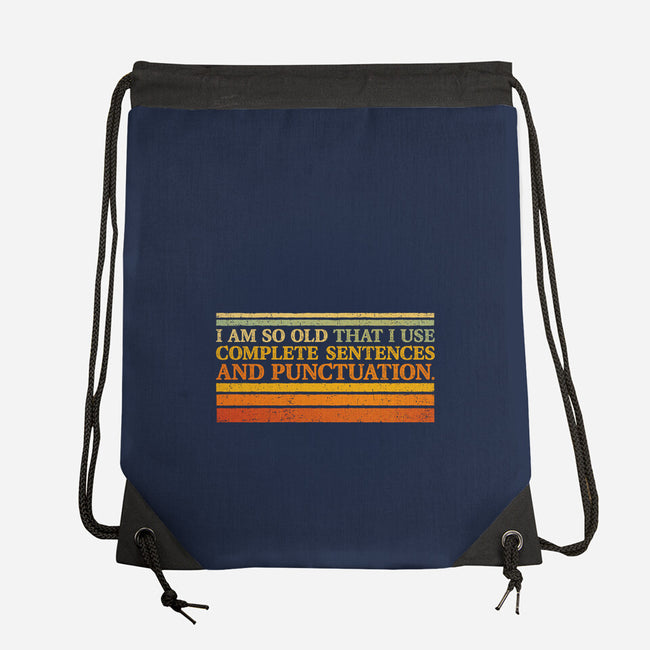 Complete Sentences And Punctuation-None-Drawstring-Bag-kg07