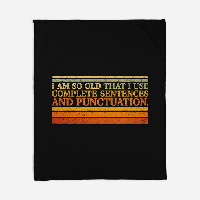 Complete Sentences And Punctuation-None-Fleece-Blanket-kg07
