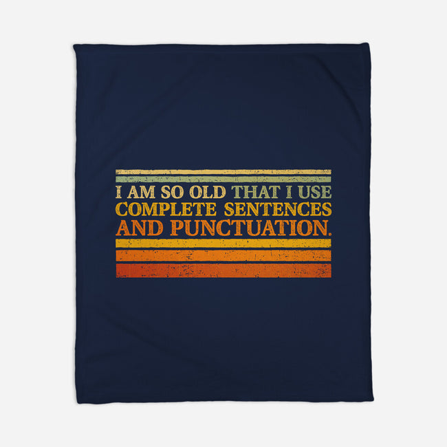 Complete Sentences And Punctuation-None-Fleece-Blanket-kg07