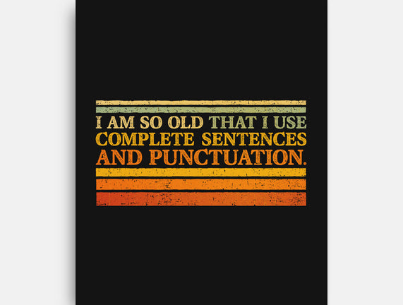 Complete Sentences And Punctuation