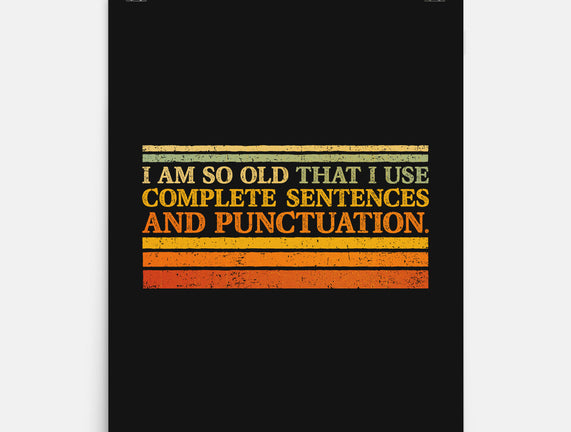 Complete Sentences And Punctuation